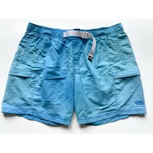 Men's North Face Blue Swim Shorts With Belt Size XXL